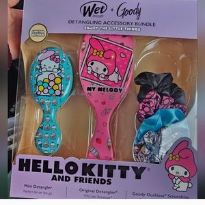 Hello Kitty & Friends my Melody Wet Brush + Goody Detangling Accessory B…